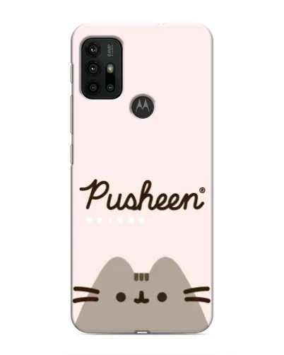 Чехол для Motorola MOTO G30 с картинкой «Pusheen логотип» Чехол для Motorola MOTO G30 с картинкой «Pusheen логотип»