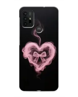 Чехол для Motorola MOTO G30 с картинкой «Дымчатое сердце»