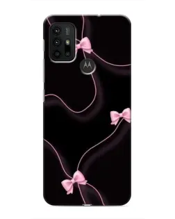 Чехол для Motorola MOTO G30 с картинкой «Розовые ленты»