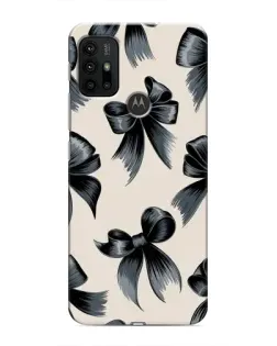 Чехол для Motorola MOTO G30 с картинкой «Банты Coquette»