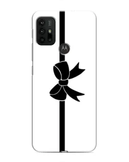 Чехол для Motorola MOTO G30 с картинкой «Вертикальный бант»