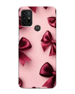 Чехол для Motorola MOTO G30 с картинкой «Бордовый атлас»