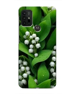 Чехол для Motorola MOTO G30 с картинкой «Ландыши в зелени»