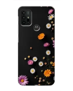 Чехол для Motorola MOTO G30 с картинкой «Цветочная композиция»
