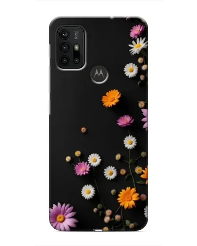 Чехол для Motorola MOTO G30 с картинкой «Цветочная композиция»