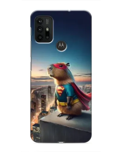 Чохол для Motorola MOTO G30 з картинкою «Капі-мен супергерой»