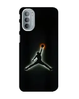 Чехол для Motorola MOTO G31 с картинкой «Jordan Gradient Logo»