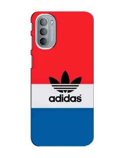 Чехол для Motorola MOTO G31 с картинкой «Ретро блоки Adidas»