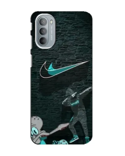 Чехол для Motorola MOTO G31 с картинкой «Спортивный арт Nike»