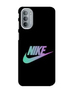 Чехол для Motorola MOTO G31 с картинкой «Nike — городская ночь»