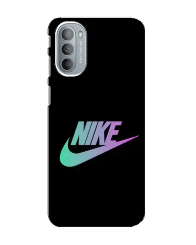 Чехол для Motorola MOTO G31 с картинкой «Nike — городская ночь»