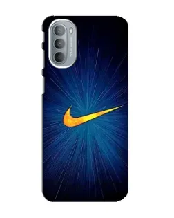 Чохол для Motorola MOTO G31 з картинкою «Синій пульс Nike»
