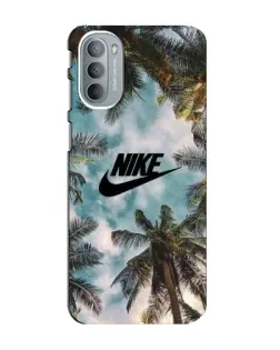 Чохол для Motorola MOTO G31 з картинкою «Тропічний принт Nike»