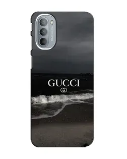 Чехол для Motorola MOTO G31 с картинкой «Gucci — морской прибой»