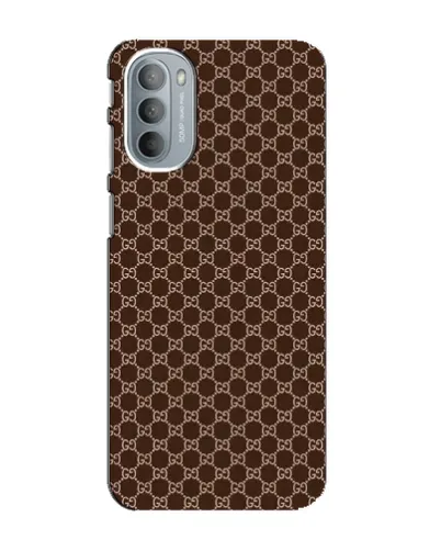 Чехол для Motorola MOTO G31 с картинкой «Gucci — шоколадная сетка» Чехол для Motorola MOTO G31 с картинкой «Gucci — шоколадная сетка»