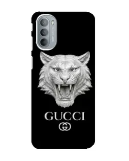 Чехол для Motorola MOTO G31 с картинкой «Gucci — серебряный лев» Чехол для Motorola MOTO G31 с картинкой «Gucci — серебряный лев»