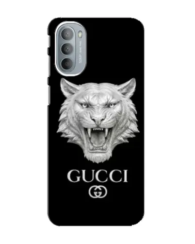Чехол для Motorola MOTO G31 с картинкой «Gucci — серебряный лев» Чехол для Motorola MOTO G31 с картинкой «Gucci — серебряный лев»