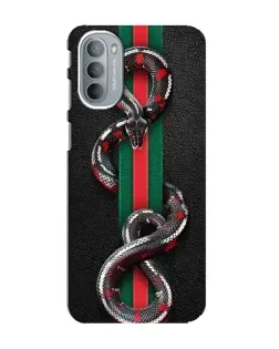 Чехол для Motorola MOTO G31 с картинкой «Gucci — змея на полосе» Чехол для Motorola MOTO G31 с картинкой «Gucci — змея на полосе»