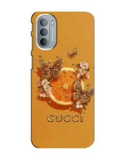 Чехол для Motorola MOTO G31 с картинкой «Gucci — золотые бабочки» Чехол для Motorola MOTO G31 с картинкой «Gucci — золотые бабочки»