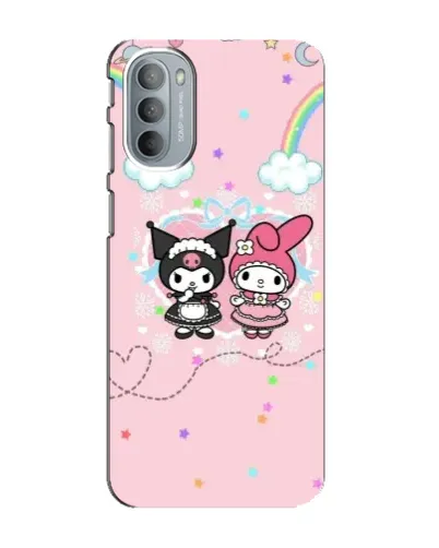 Чехол для Motorola MOTO G31 с картинкой «My Melody и Kuromi» Чехол для Motorola MOTO G31 с картинкой «My Melody и Kuromi»