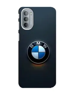 Чехол для Motorola MOTO G31 с картинкой «Логотип BMW — минимализм»