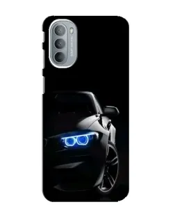 Чехол для Motorola MOTO G31 с картинкой «BMW — ночной взгляд»