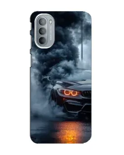 Чехол для Motorola MOTO G31 с картинкой «BMW M-Power — абстракция»