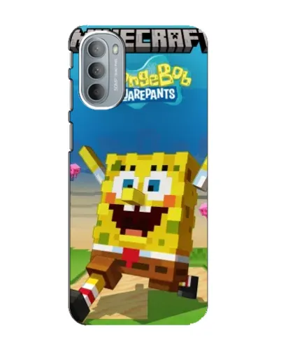Чехол для Motorola MOTO G31 с картинкой «Губка Боб Minecraft» Чехол для Motorola MOTO G31 с картинкой «Губка Боб Minecraft»