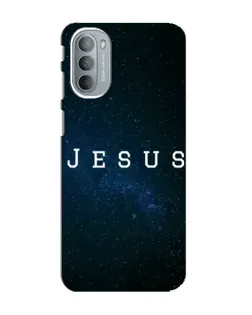 Чехол для Motorola MOTO G31 с картинкой «Звездное небо Jesus»