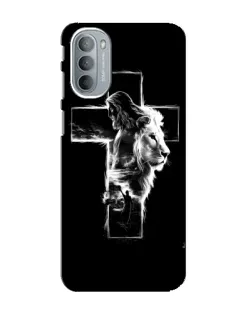 Чохол для Motorola MOTO G31 з картинкою «Сяючий хрест Jesus»