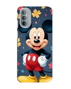 Чехол для Motorola MOTO G31 с картинкой «Осенний Mickey Mouse»