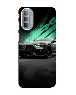Чехол для Motorola MOTO G31 с картинкой «Темный Mercedes AMG»