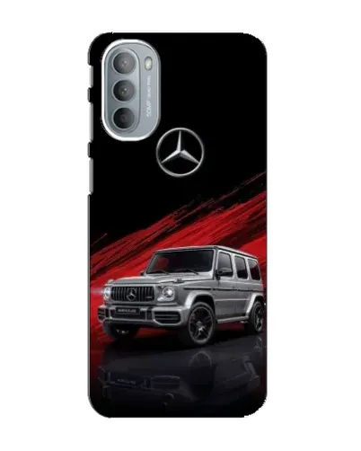 Чехол для Motorola MOTO G31 с картинкой «Mercedes G-Class красный»
