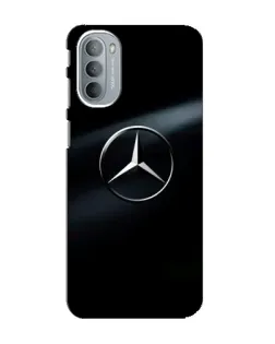 Чехол для Motorola MOTO G31 с картинкой «Mercedes на металле»