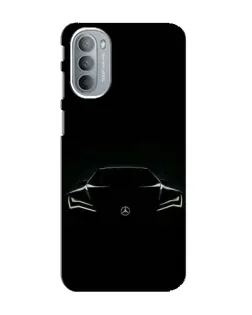 Чехол для Motorola MOTO G31 с картинкой «Mercedes — силуэт авто»
