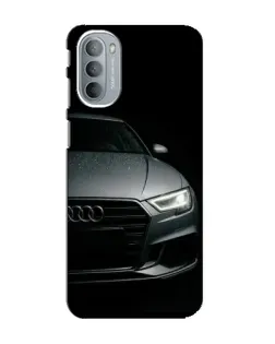 Чехол для Motorola MOTO G31 с картинкой «Audi — детализация кузова»