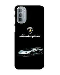 Чехол для Motorola MOTO G31 с картинкой «Логотип Lamborghini классика»