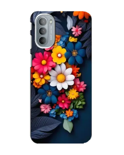Чехол для Motorola MOTO G31 с картинкой «Цветочная феерия»