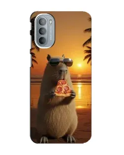 Чехол для Motorola MOTO G31 с картинкой «Капибара с пиццей» Чехол для Motorola MOTO G31 с картинкой «Капибара с пиццей»