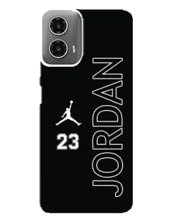 Чехол для Motorola MOTO G34 с картинкой «Jordan Vertical»