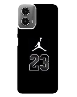 Чехол для Motorola MOTO G34 с картинкой «Jordan Flight 23»