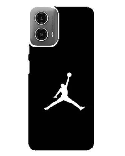 Чехол для Motorola MOTO G34 с картинкой «Jordan Silhouette»