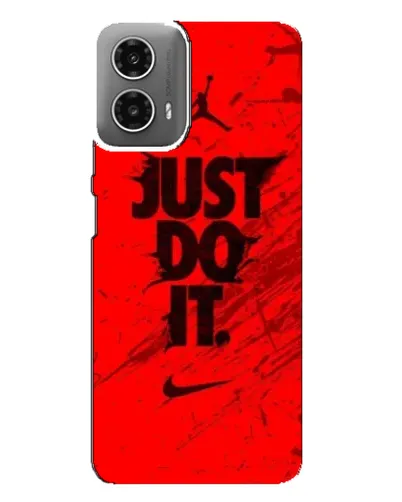 Чехол для Motorola MOTO G34 с картинкой «Nike Just Do It»