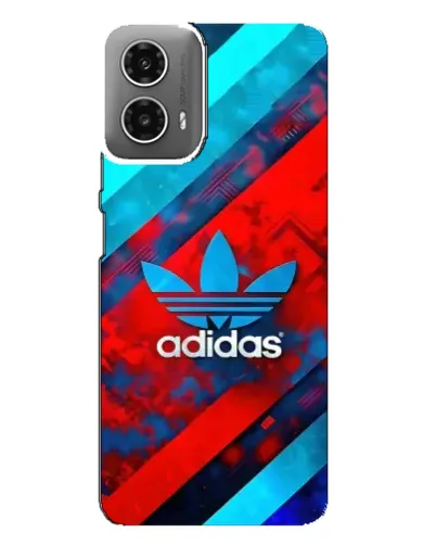 Чехол для Motorola MOTO G34 с картинкой «Абстракция Adidas»