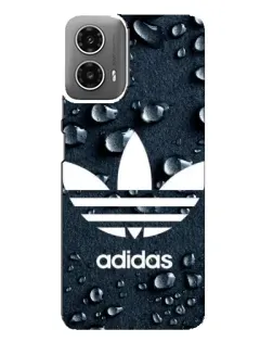 Чехол для Motorola MOTO G34 с картинкой «Adidas Trefoil Blue» Чехол для Motorola MOTO G34 с картинкой «Adidas Trefoil Blue»