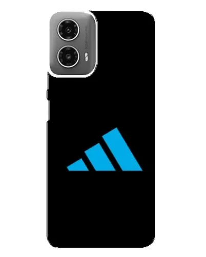 Чехол для Motorola MOTO G34 с картинкой «Adidas Cyan Logo»