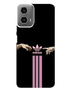 Чехол для Motorola MOTO G34 с картинкой «Adidas Hands»