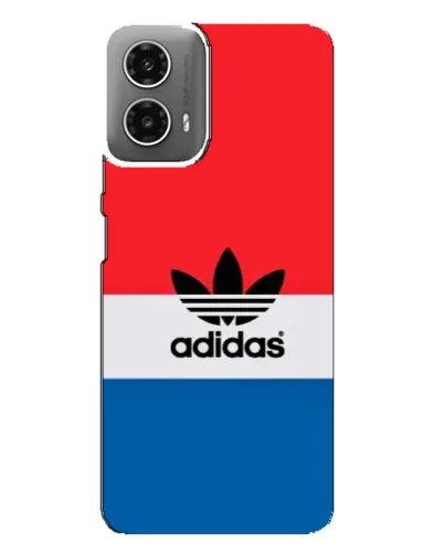 Чехол для Motorola MOTO G34 с картинкой «Ретро блоки Adidas»