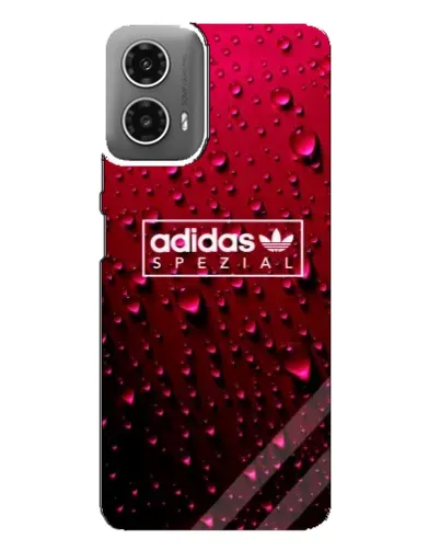 Чехол для Motorola MOTO G34 с картинкой «Adidas Gold Marble»