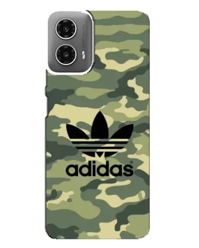 Чехол для Motorola MOTO G34 с картинкой «Милитари стиль Adidas»